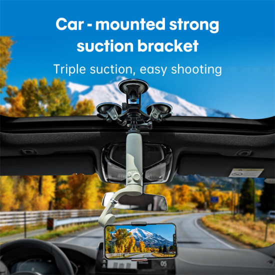 Tripod Holder Foot Stool for OSMO Action/Insta360 ONE X2/DJI Motion Camera/GoPro 10/9 Phone Filming Stand Car Combo Accessories 