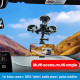 Tripod Holder Foot Stool for OSMO Action/Insta360 ONE X2/DJI Motion Camera/GoPro 10/9 Phone Filming Stand Car Combo Accessories 