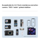 Tripod Holder Foot Stool for OSMO Action/Insta360 ONE X2/DJI Motion Camera/GoPro 10/9 Phone Filming Stand Car Combo Accessories 