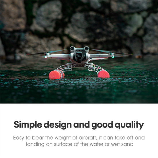 Landing Gear Floating for DJI Mini 3 PRO Accessories Foam Stick Kit Buoyancy Skid Training Anti-fall Water Protect Drone STARTRC