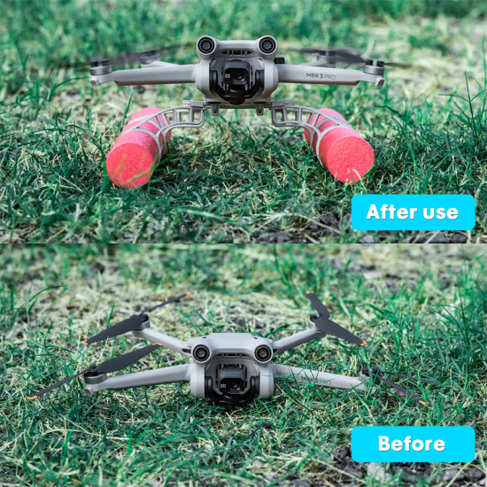 Landing Gear Floating for DJI Mini 3 PRO Accessories Foam Stick Kit Buoyancy Skid Training Anti-fall Water Protect Drone STARTRC