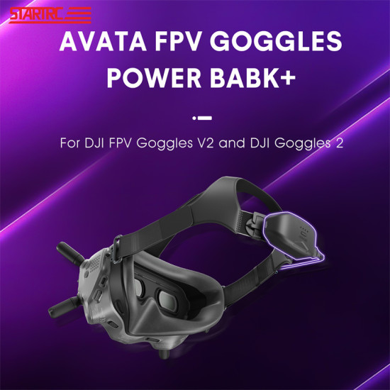 Mobile Power Charger for DJI Avata Goggles 2 Accessories STARTRC  Portable Battery Charger Hub for FPV V2 Parts 6000mAh Display 
