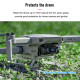 STARTRC For DJI Mavic Mini LED/SE/ Mini 2 Drone Flashing Light Landing Gear Kit Extended Foldable Skid 7-Colors Lamp Accessories