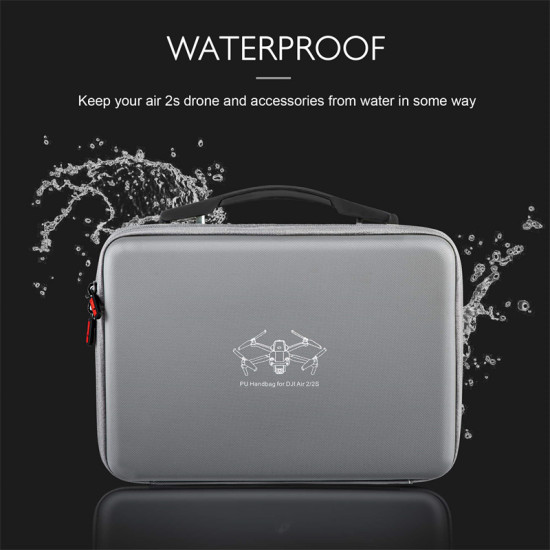 For DJI Air 2S PU Hand Bag Waterproof Carrying Case Portable Travel Handbag Mavic Air 2 Drone Accessories Storage Box STARTRC 