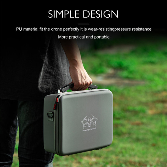 For DJI Air 2S PU Hand Bag Waterproof Carrying Case Portable Travel Handbag Mavic Air 2 Drone Accessories Storage Box STARTRC 