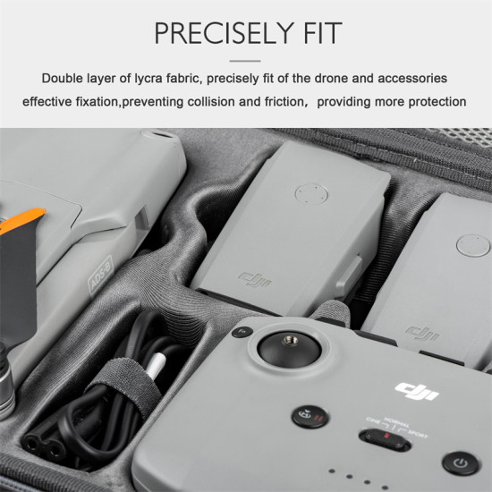 For DJI Air 2S PU Hand Bag Waterproof Carrying Case Portable Travel Handbag Mavic Air 2 Drone Accessories Storage Box STARTRC 