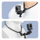 STARTRC Sports Camera Neck Holder for DJI Action 2 / GoPro hero / FIMI PALM 2 /Insta360 ONE X2 FPV Accessories Kit