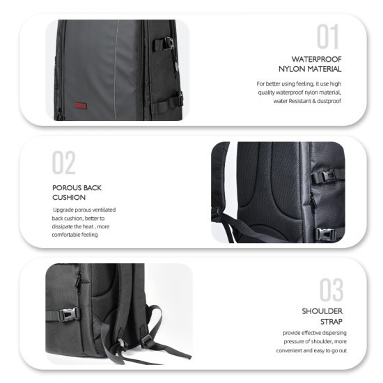 STARTRC Mavic 3 Backpack Waterproof Carrying Case Outdoor Travel Shoulder Bag DIY Liner for DJI Mavic 3 Drone Accessories Bags