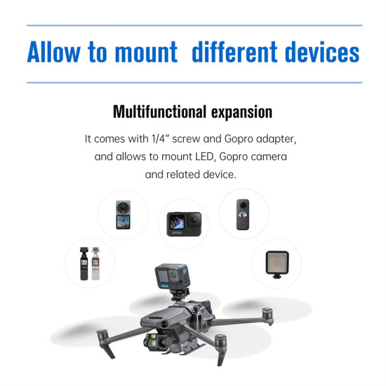 For Mavic 3 Air Dropping System Device Paracrate Airdrop Platform Remote Control Supplement Lamp Light Accessory Kit Parts Combo