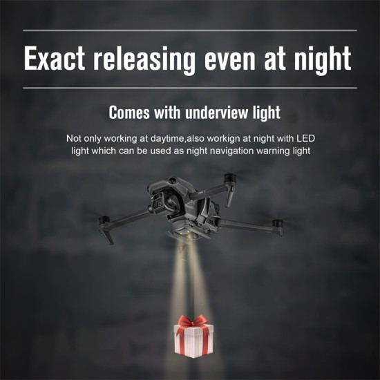 For Mavic 3 Air Dropping System Device Paracrate Airdrop Platform Remote Control Supplement Lamp Light Accessory Kit Parts Combo