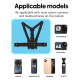 Chest Body Belt Mount for DJI Pocket 2 Sports Camera Fixed Shoulder Strap Mobile Phone Head Brace Shooting Stand Accessory Parts