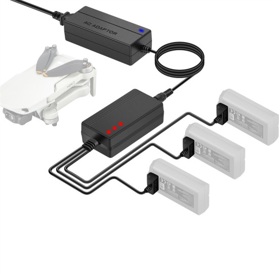 Battery Charger Hub for DJI Mini 2/SE/Mavic Drone STARTRC Fast Charging Smart Quick Intelligent 3 in 1 Home EU Accessory Parts