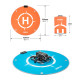 Landing Pad for DJI Avata/Mini 3 Pro/Mini 2/Mavic 2/Air 2S Drone Accessories Foldable 55cm LED Light Colorful Parking Apron Nail