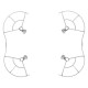 For DJI Mini 3 PRO Drone Propeller Guard Protector Anti-collision Integrated Bumper Blade Protective Cover STARTRC Accessories 