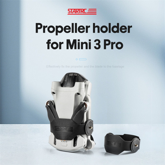 Propeller Holder for DJI Mini 3 Pro Paddle PU Strap Fixer Blade Beam Device Stabilizers Drone Protection Set Parts Accessories