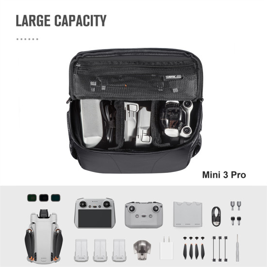 Portable Shoulder Bag for DJI Mini 3 PRO Accessories Outdoor Travel Bag Mavic 3/Mini 2/SE Storage Bag Large Handheld Bag Handbag
