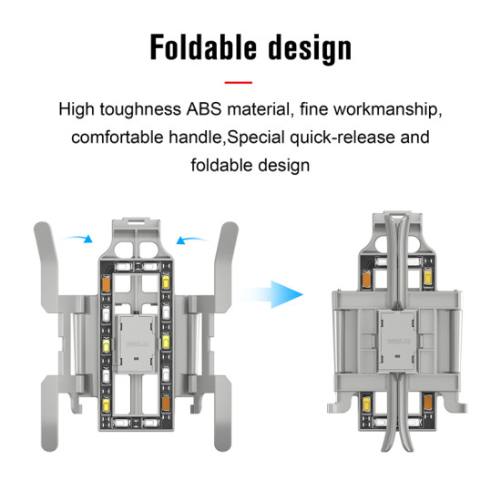 Landing Gear for DJI Mini 3 Pro Accessories LED Foldable Extended Undercarriage Color Lens Foot Stool Anti-drop Protective Drone 