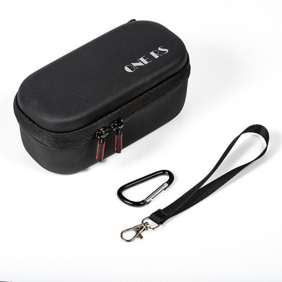 Storage Case for Insta360 ONE RS Camera PU Hard Bag Carrying Handbag with Hand Rope Carabiner Protection Set Accessories STARTRC