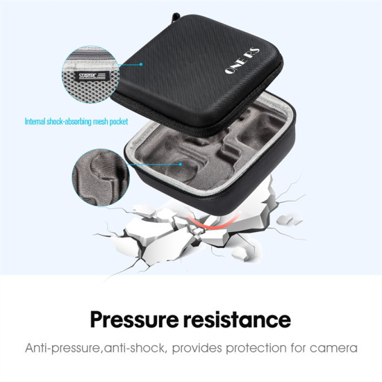Storage Bag for Insta360 ONE RS Accessories Carrying Case PU Camera Handbag Waterproof Box Portable Wide Angle Panoramic STARTRC