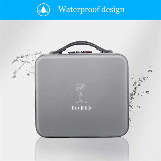 For DJI RS 3 Portable Shoulder Bag PU Waterproof Carrying Storage Case for DJI Ronin 3 Handheld Stabilizers Storage Bag Handbag STARTRC