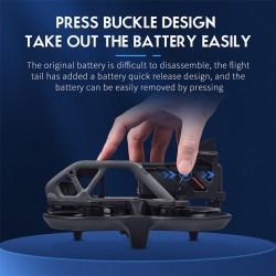Flight Tail for DJI Avata FPV Battery Cover Accessories Quick-release Flying Tail for Avata Drone Buckle Part Protection STARTRC 