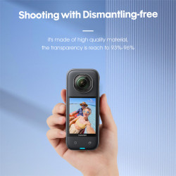 Lens Guards For Insta360 X3 Accessories STARTRC Transparent Protector Mirror Protection Cover Anti-Bump Scratch Camera Parts Lens Guards For Insta360 X3 Accessories STARTRC Transparent Protector Mirror Protection Cover Anti-Bump Scratch Camera Parts