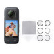 Lens Guards For Insta360 X3 Accessories STARTRC Transparent Protector Mirror Protection Cover Anti-Bump Scratch Camera Parts 