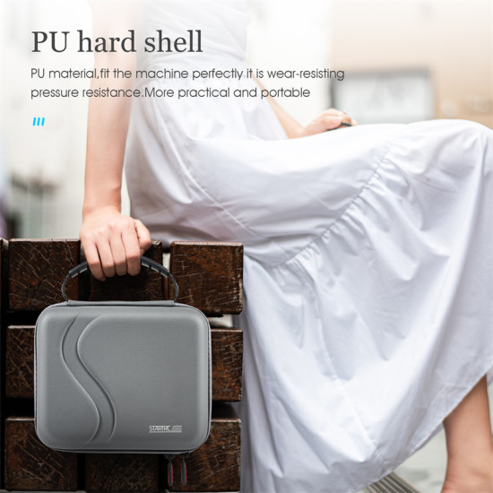 STARTRC For DJI RC Accessories Portable Storage Bag Waterproof Case Diamond Fabric PU Handbag for MINI 3/MAVIC 3 PRO/AIR 2S Part