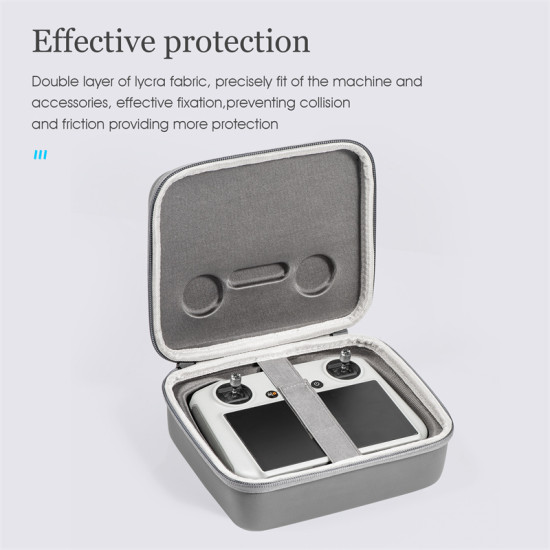 STARTRC For DJI RC Accessories Portable Storage Bag Waterproof Case Diamond Fabric PU Handbag for MINI 3/MAVIC 3 PRO/AIR 2S Part