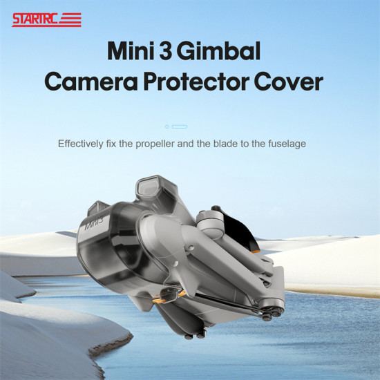Lens Cap Cover for DJI Mini 3 Accessories Drone STARTRC Gimbal Camera Sensor Protective Parts Protection Guard Anti-glare Hood 