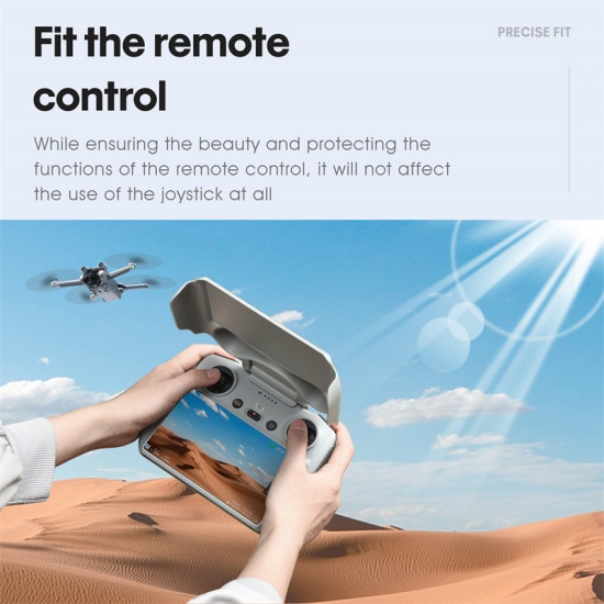STARTRC Remote Controller Cover Hood For DJI RC Accessory Sunshade Screen 2-in-1 Plastic Protector Shell for Mini 3 Pro/Mavic 3 
