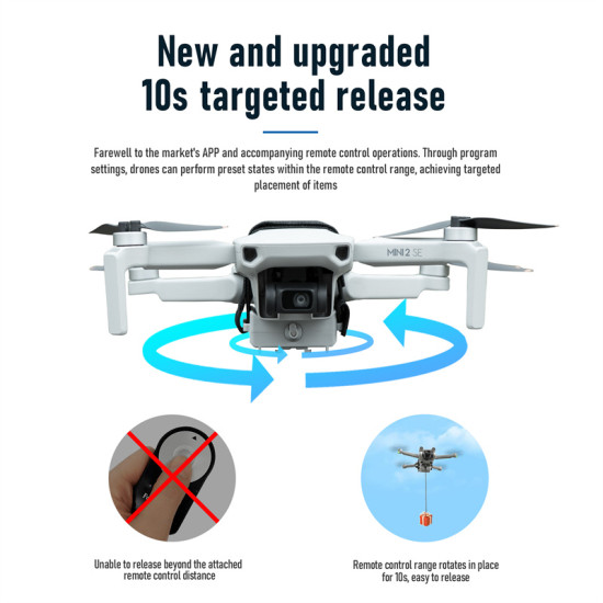 Air-Dropping System for DJI Mini 2/Mini 2 SE/Mini SE Drone Accessories STARTRC Thrower Airdrop Fishing Bait Wedding Ring Parts