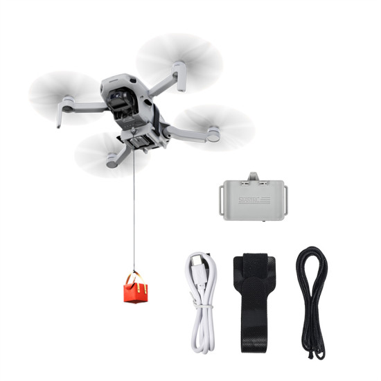 Air-Dropping System for DJI Mini 2/Mini 2 SE/Mini SE Drone Accessories STARTRC Thrower Airdrop Fishing Bait Wedding Ring Parts