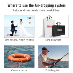 Thrower For DJI Mini 3/Mini 3 PRO STARTRC Air-Dropping Airdrop System Drone Light Weight Fishing Bait Gift Deliver Accessories
