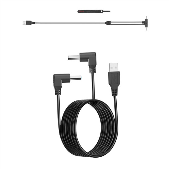 Power Charging Cable for DJI Goggles 2/Goggles V2 Fast Charge DC Power Supply Cable 1M for Avata FPV Drone Accessories STARTRC