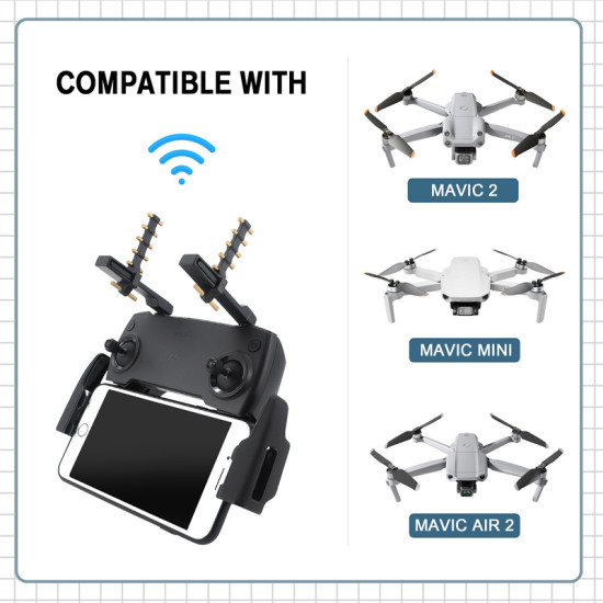 Yagi-Uda Antenna STARTRC For DJI MAVIC/Mini/Pro 2/Air/SPARK Accessories ABS Pure Copper Black Part Drone Signal Booster Extender 