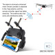 Yagi-Uda Antenna STARTRC For DJI MAVIC/Mini/Pro 2/Air/SPARK Accessories ABS Pure Copper Black Part Drone Signal Booster Extender 