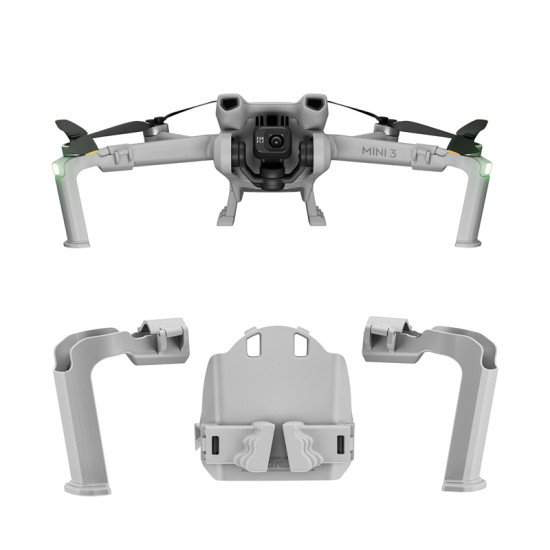 STARTRC Foldable Landing Gear For DJI Mini 3/Mini 3 Pro Accessories Extended Long Leg Foot Protector Skid Drone Quick Release STARTRC Foldable Landing Gear For DJI Mini 3/Mini 3 Pro Accessories Extended Long Leg Foot Protector Skid Drone Quick Release