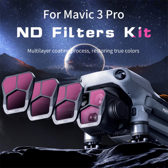 Lens Filters for DJI Mavic 3 Pro Accessories Camera Set ND8/16/32/64 UV CPL Polar ND Sport Air Freewell Water Glass Drone Parts