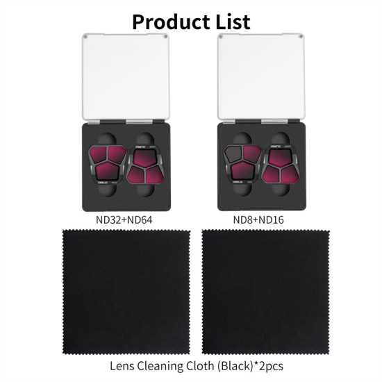 Lens Filters for DJI Mavic 3 Pro Accessories Camera Set ND8/16/32/64 UV CPL Polar ND Sport Air Freewell Water Glass Drone Parts