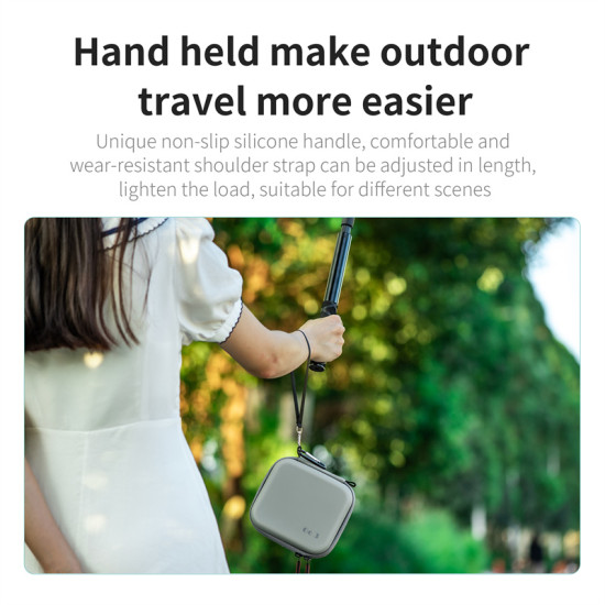 Storage Bag For Insta360 Go 3 Carrying Case STARTRC Scratchproof Handbag Hand Strap Protect Box Safe Sports Camera Accessories