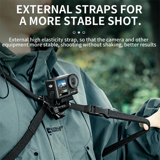 STARTRC Stand Neck Strap Mounted Bracket Compatible With Action First Person View Chest GoPro Panoramic Sports Camera