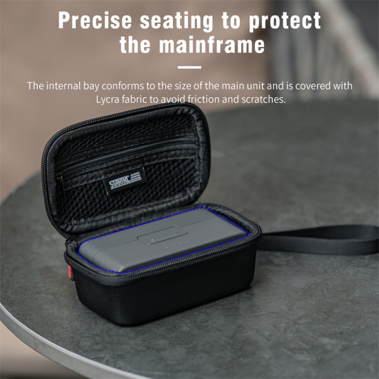 STARTRC For DJI Mic 2 Storage Bag Case Box Wireless Microphone PU Portable Handhed Outdoor Scratch Resistant And Waterproof 