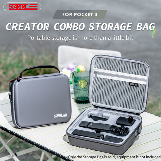 STARTRC For DJI Pocket3 Bag Pocket Pan tilt Camera Protective Case, Handheld Portable Hard Case Box Accessories Handbag