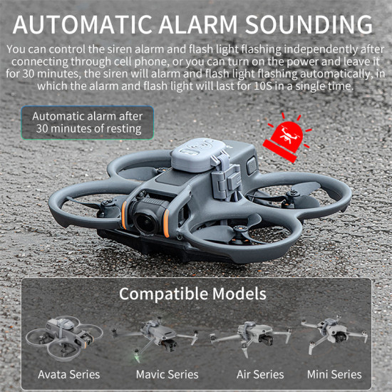 STARTRC Drone universal alarm system