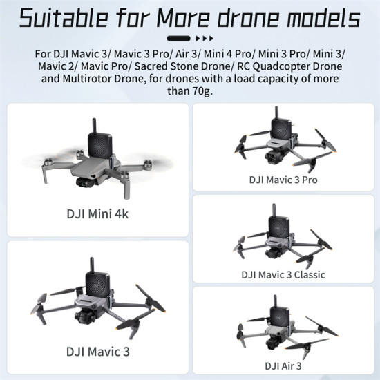 STARTRC Drone Mini Loudspeaker suitable for DJI MINI 3 AIR 3 general UAV loudspeaker accessories