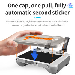 For DJI RC RC 2 Remote Controller Dust- Free Tempered Glass Screen Protector