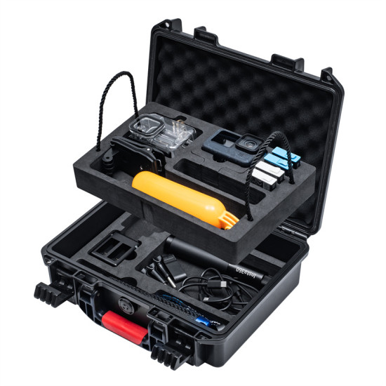 STARTRC suitable for GOPRO12/11/10/9 double waterproof safety box hard shell double layer storage portable tank proof camera storage box accessories
