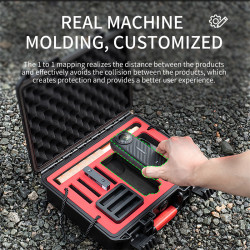 Suitable for Shadowstone Double waterproof safety box Insta360 x4 storage box accessories Large capacity portable convenient anti-fall DIY waterproof safety box