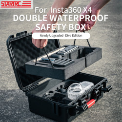 For insta360 x4 double waterproof safety box